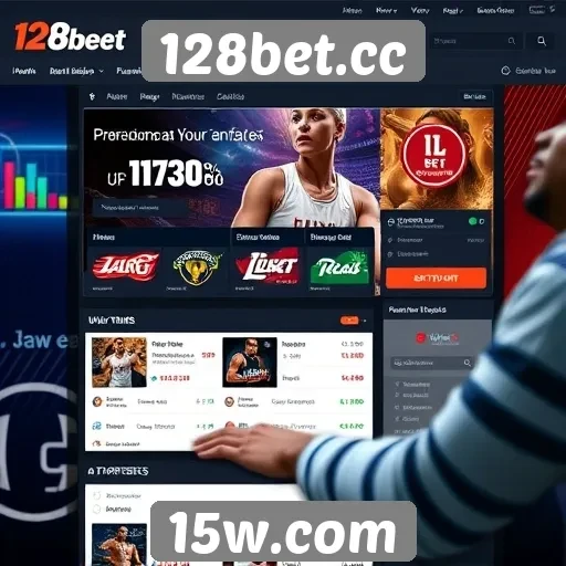 Análise da interface do usuário no 128bet.cc